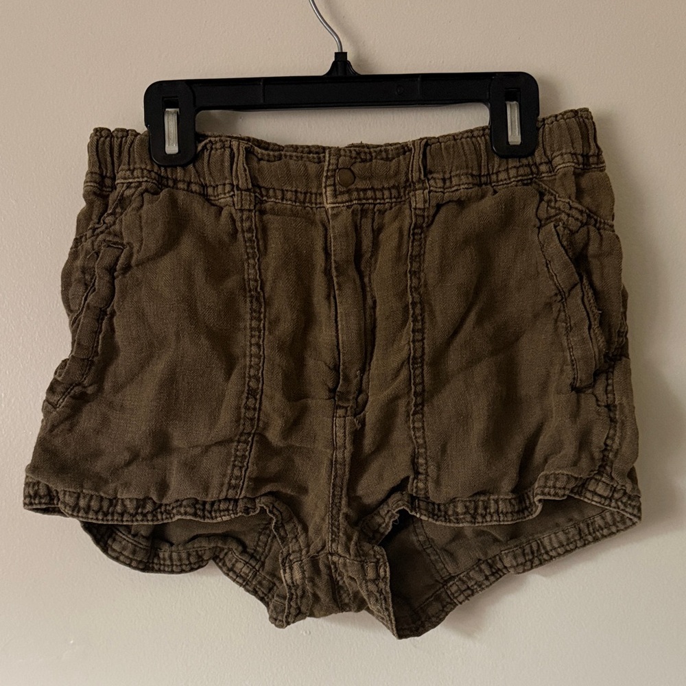 Free People Olive Green shorts